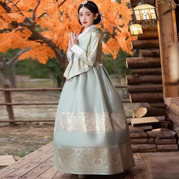 Costume ethnique traditionnel coréen, robe de princesse pour femme, Hanbok Palace, voyage, danse classique, ensemble Hanbok pour femmes