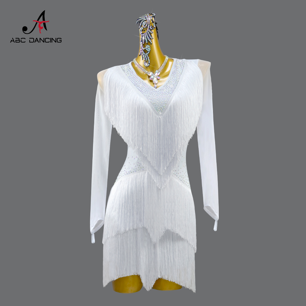 Robes de danse latine pour femmes, tenues de fête, tenues d'entraînement, tenues de sport, tenues de bal, tenues de soirée, costumes pour filles, jupes de samba pour spectacles sur scène.