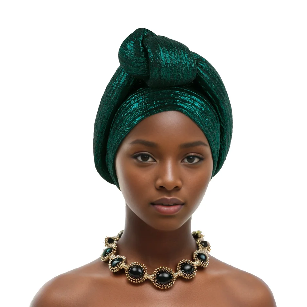 Cravate de sauna de document solide pour les femmes, couvre-chef africain, tenues élégantes, chapeaux africains, été, automne