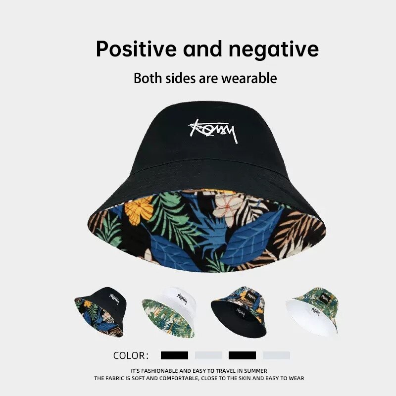 Chapeau de pêcheur grande taille pour homme, réversible, style Hawaï et Corée, pour le printemps, décontracté, type Panama, Bob, Hip Hop, Bob, Casquette Bob