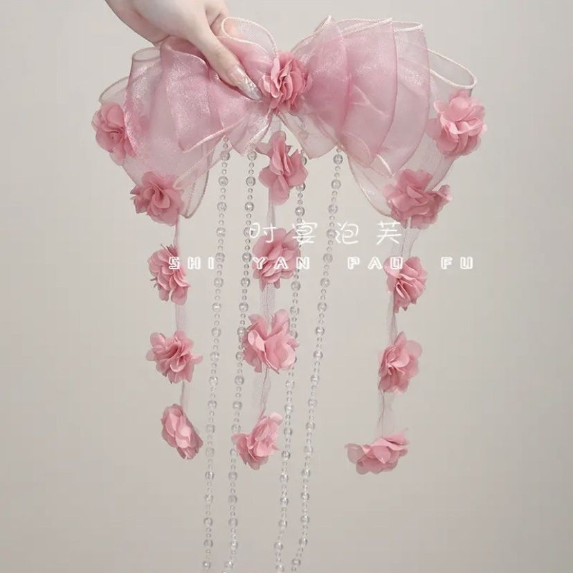 Barrette à cheveux tendance avec nœud surdimensionné, pince à ressort pour femmes et filles, accessoires pour cheveux avec nœud en ruban