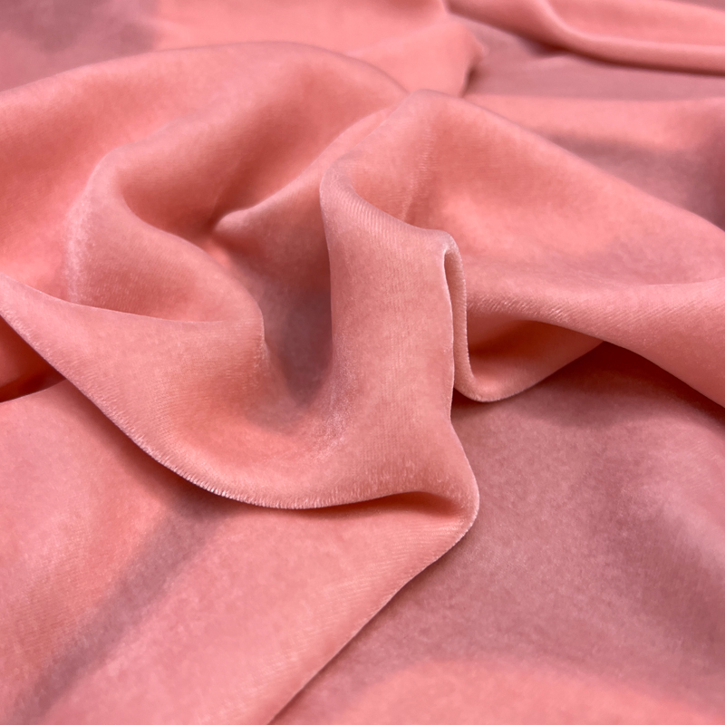 36 matériel luxueux de robe haut de gamme de tissu de velours de soie de couleur unie