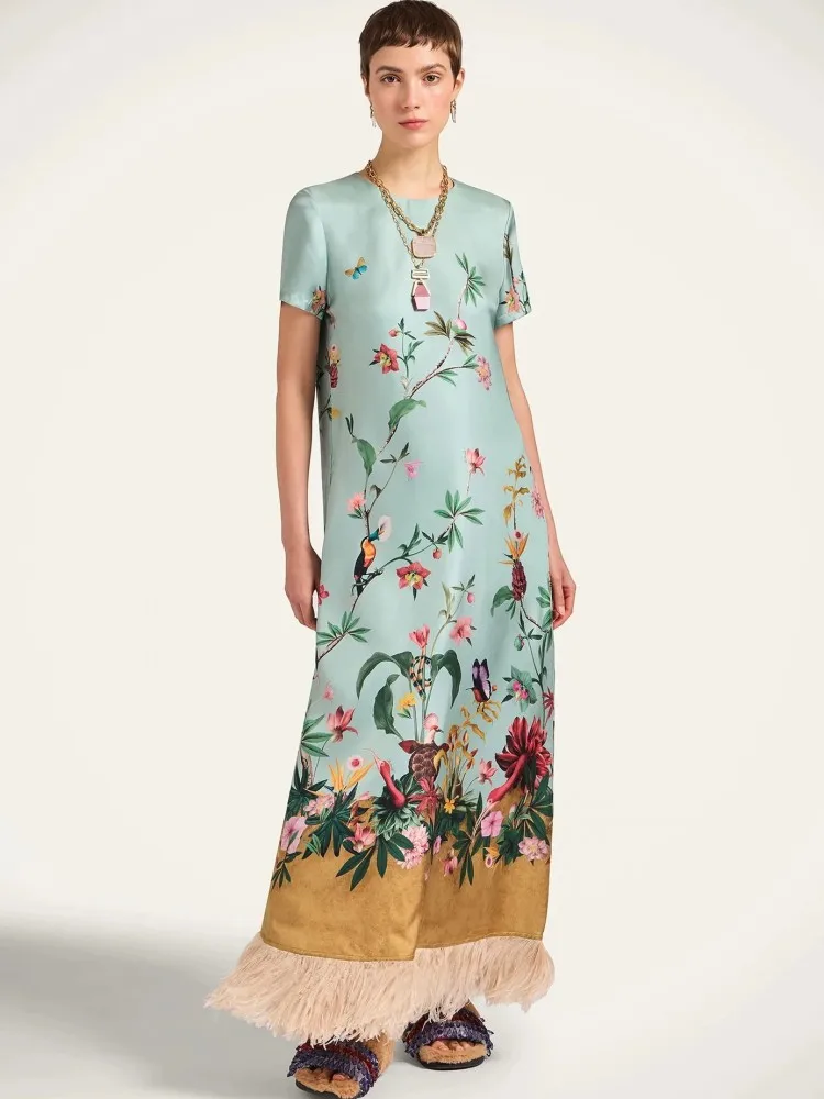Robes africaines pour femmes, robe Maxi Dashiki élégante à manches courtes, coupe trapèze, vêtements traditionnels africains pour dames, Fairy Dreaes