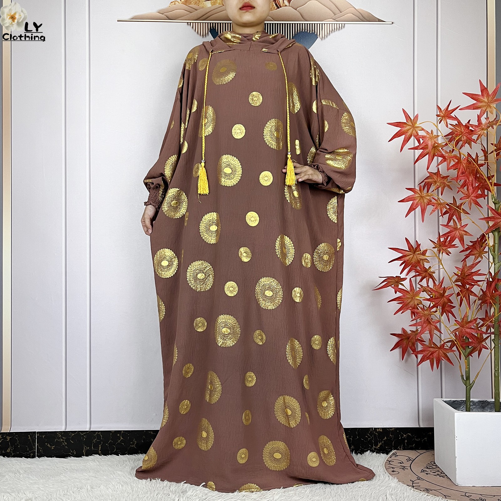 Abaya-Vêtements de Prière pour Femme Musulmane, Deux Chapeaux, Dubaï, Turquie, Islam, Robes en Tissu de Haute Qualité, Kaftan, Nouvelle Collection