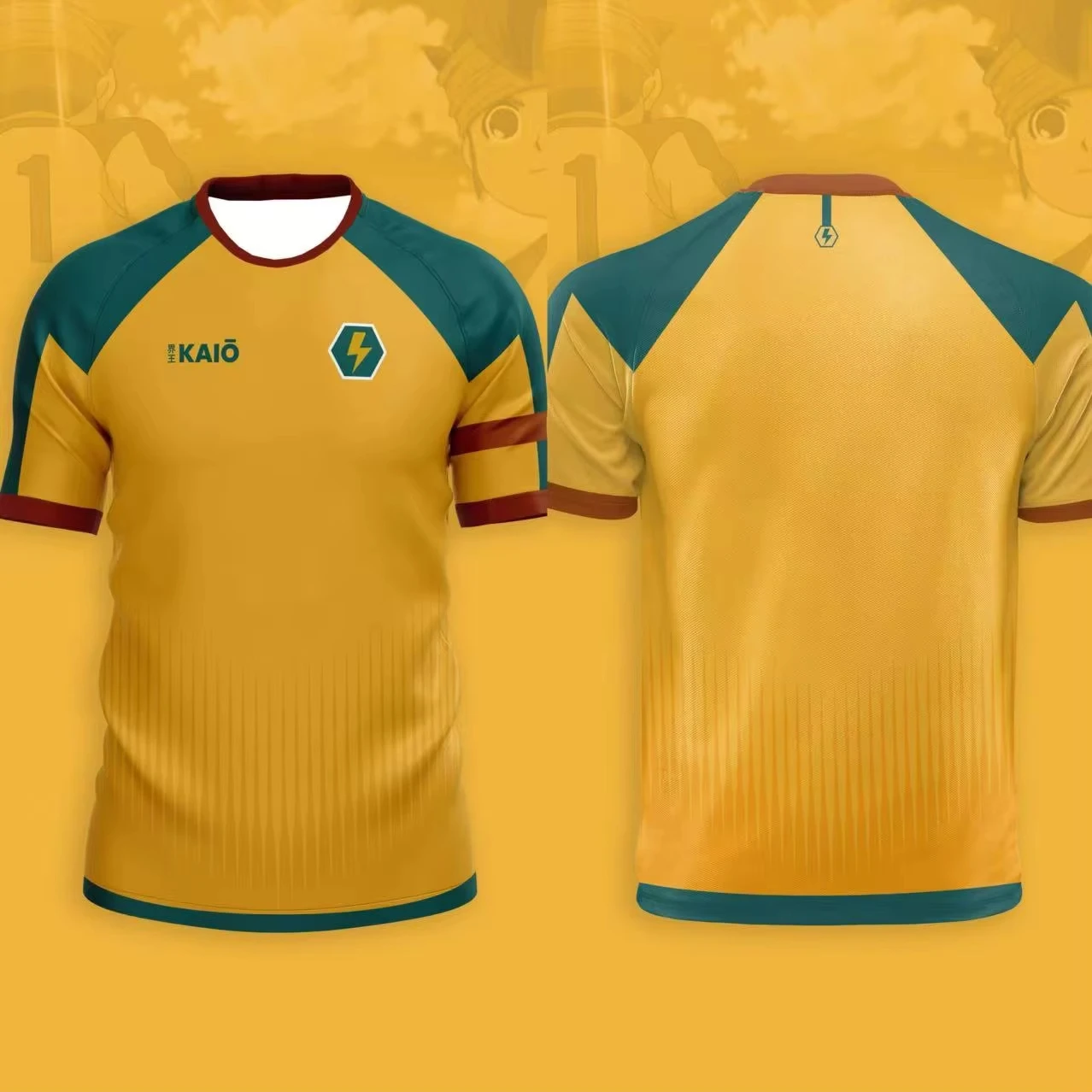 Jersey Anime Football Inama onze Joint impression 3D T-shirt hommes femmes mode surdimensionné à manches courtes hauts t-shirts vêtements de moto