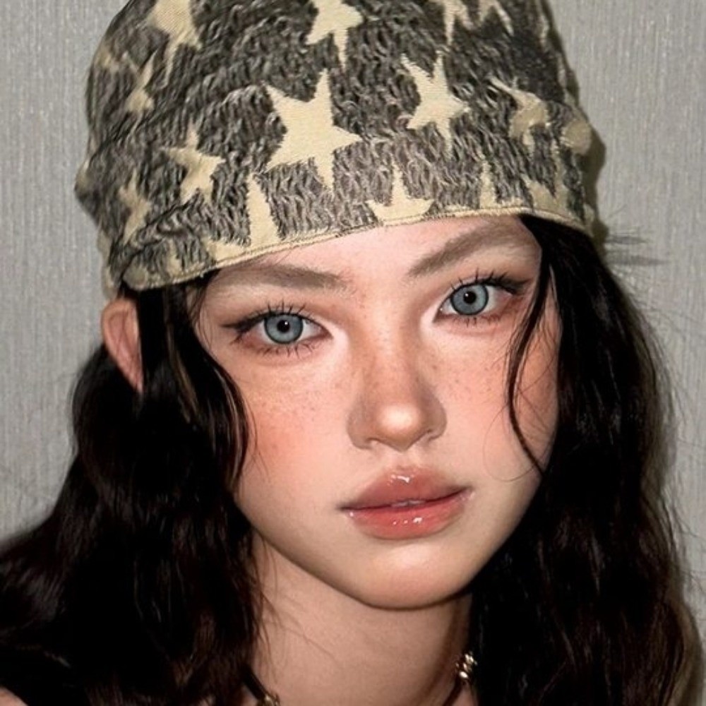 Mode Wasteland Style étoile cheveux écharpe Hip Hop enveloppement doux Y2K hanche écharpe Triangulaire Sacrf tricoté bustier tubulaire Streetwear
