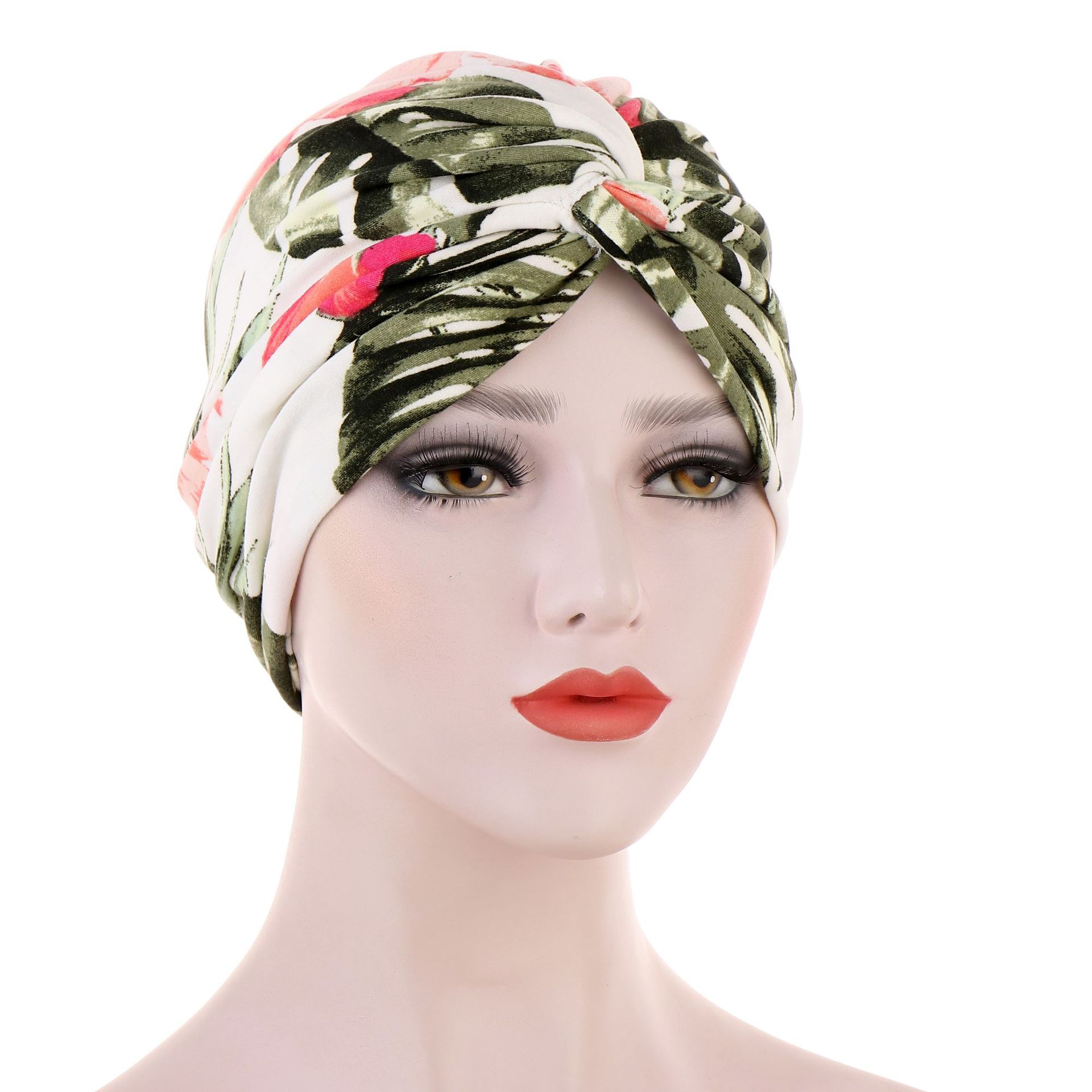 Bonnet de chimio indien imprimé pour femmes, Hijab, tendance, nœud torsadé contre le Cancer, perte de cheveux, Turban musulman pour couvre-chef
