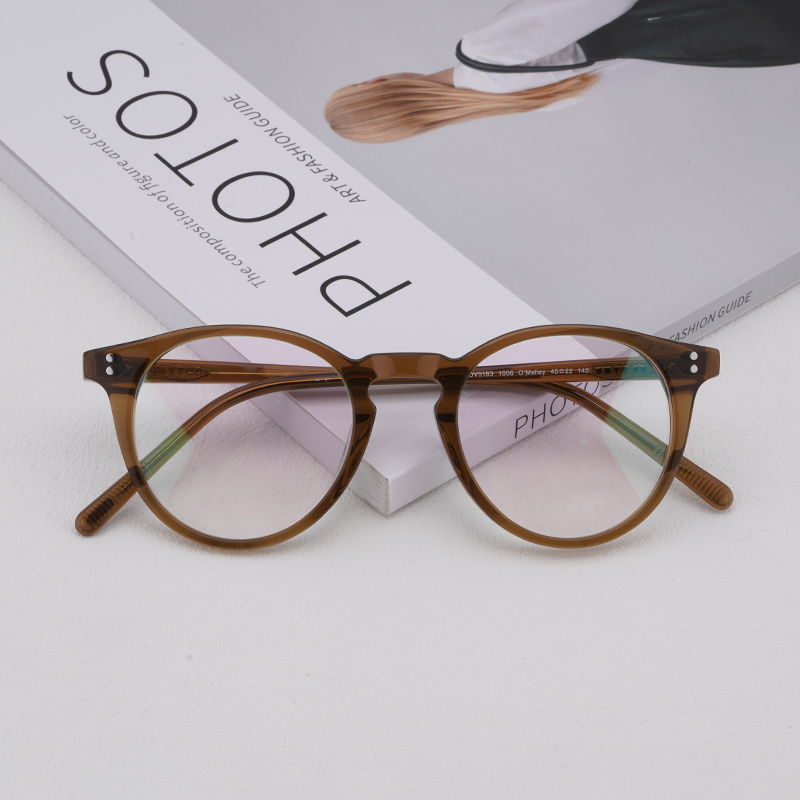 Petit visage lunettes montures Vintage lunettes rondes hommes femmes marque concepteur OV5183 O'malley lunettes pour femme lunettes pour homme
