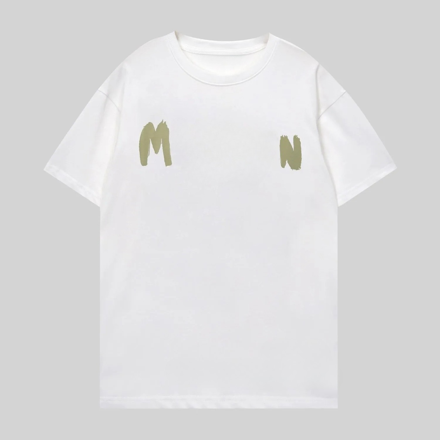2025 nouveau luxe t-shirt mode personnalisé hommes et femmes Design T-shirts femmes T-shirts de haute qualité noir et blanc