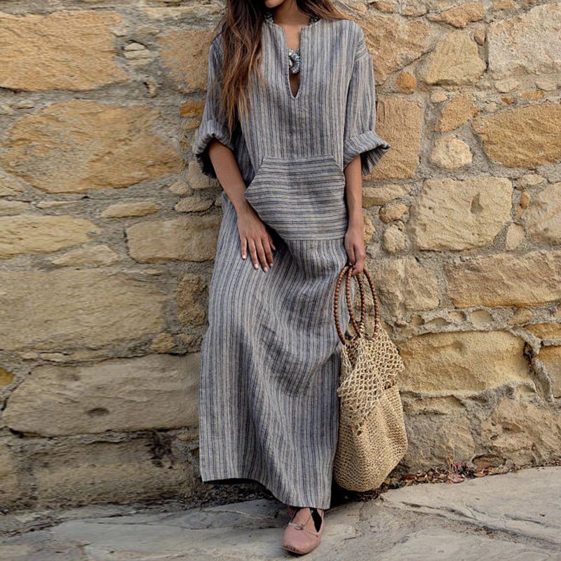 Robe décontractée à manches courtes pour femmes, plis en lin de coton, robe longue Boho, plage vintage d'été, vacances, robes de rue, Femme