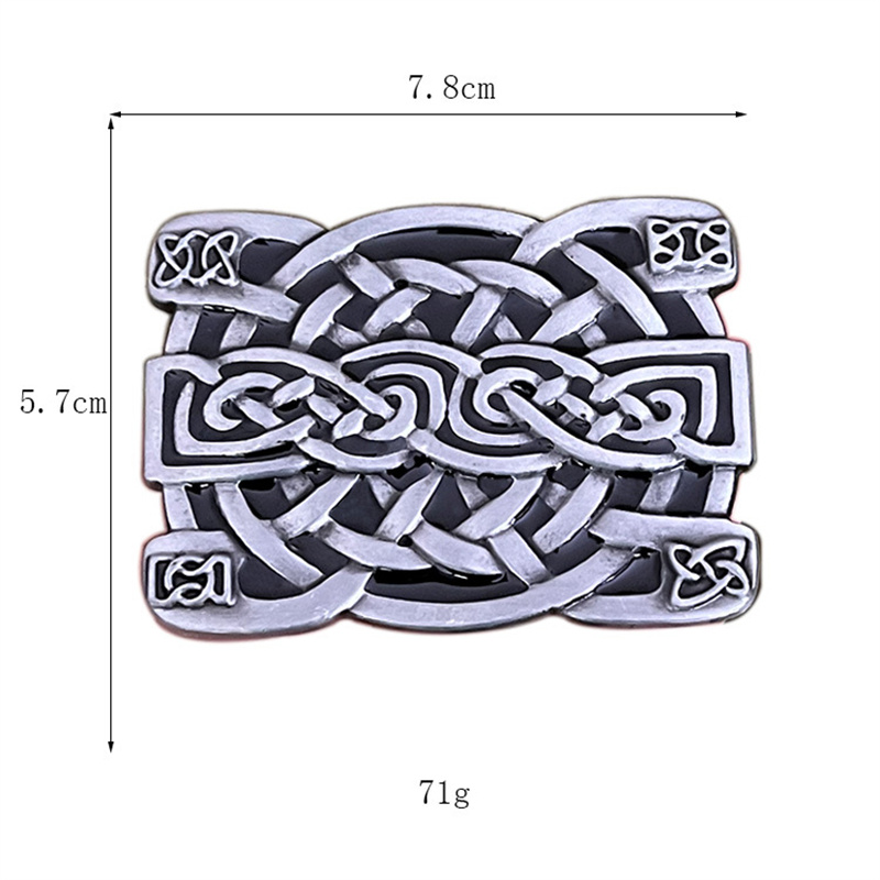 Boucle de ceinture celtique style ethnique occidental