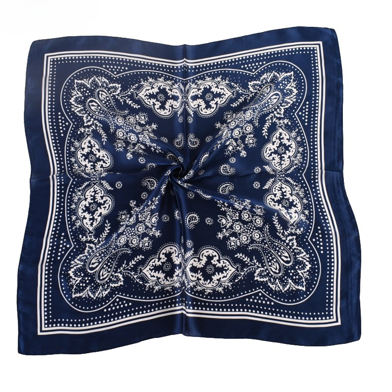 Foulard de luxe en soie pour femme, bandeau design, foulard carré en satin, ruban, écharpe de poignet pour femme