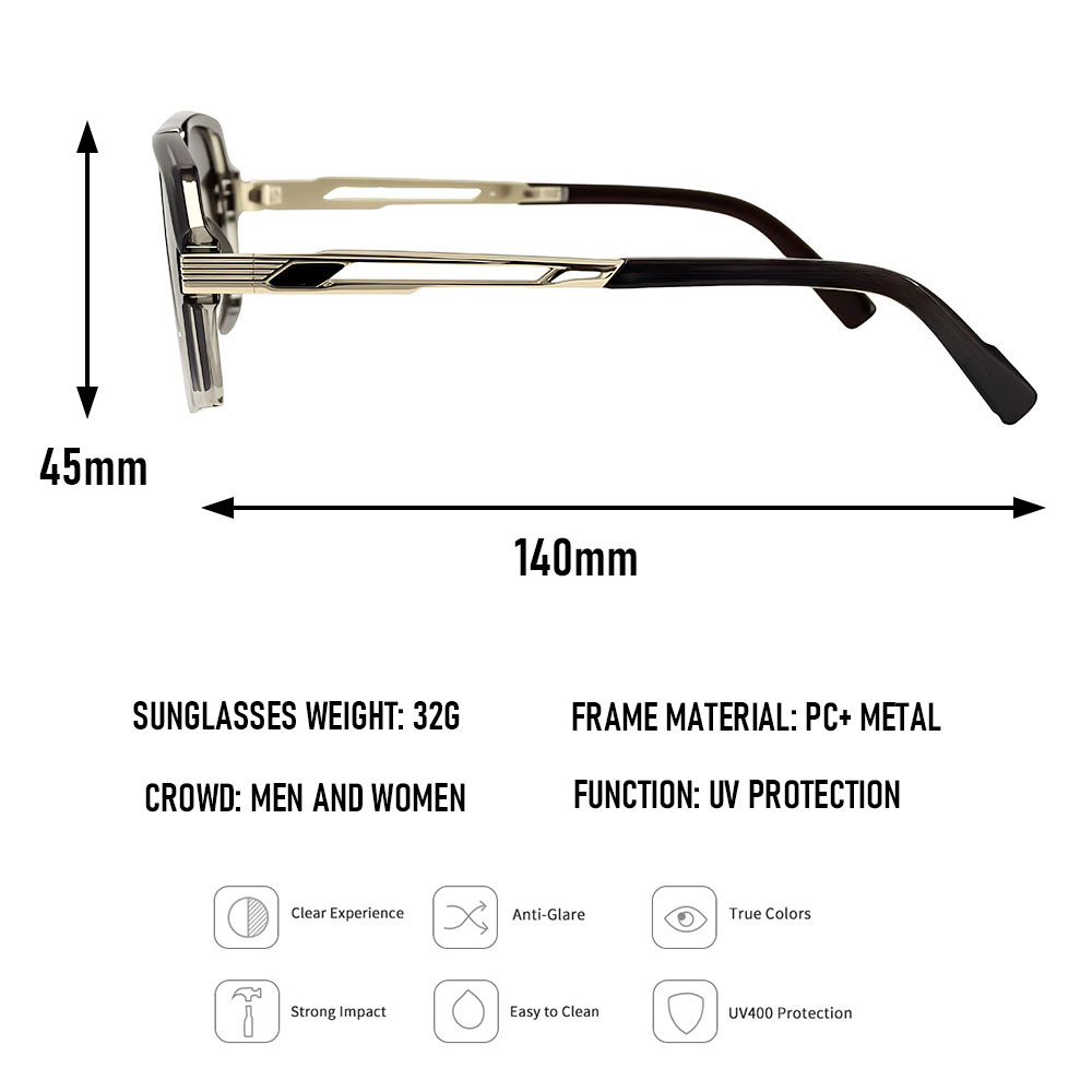 Lunettes de soleil carrées de marque pour femmes, protection UV400, lunettes de soleil pour hommes, vacances à la plage, lunettes de mode, Gafas De Sol Hombre Zonnebril