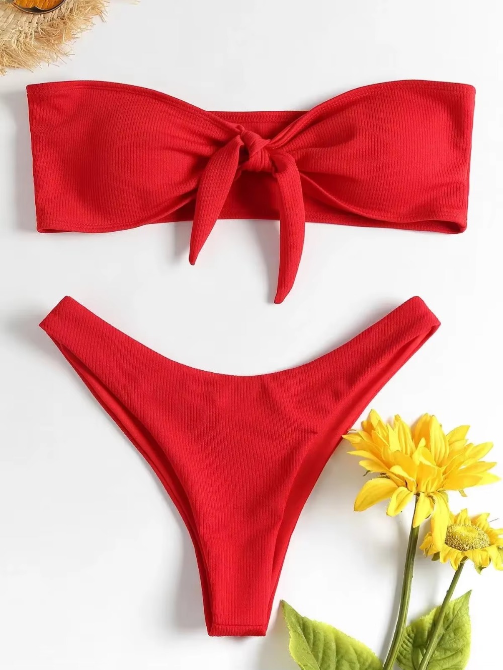 Sexy bas de Bikini femme 2025 maillot de bain taille basse bas couleur unie maillots de bain string maillots de bain brésilien maillot de bain été