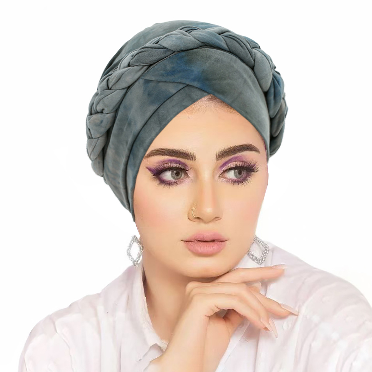 Nouveau Foulard 2026 pour Femmes Musulmanes – Turban Imprimé Tressé, Bonnets Hijab, Sous-Hijabs, Turbans Arabes pour Femme Musulmane