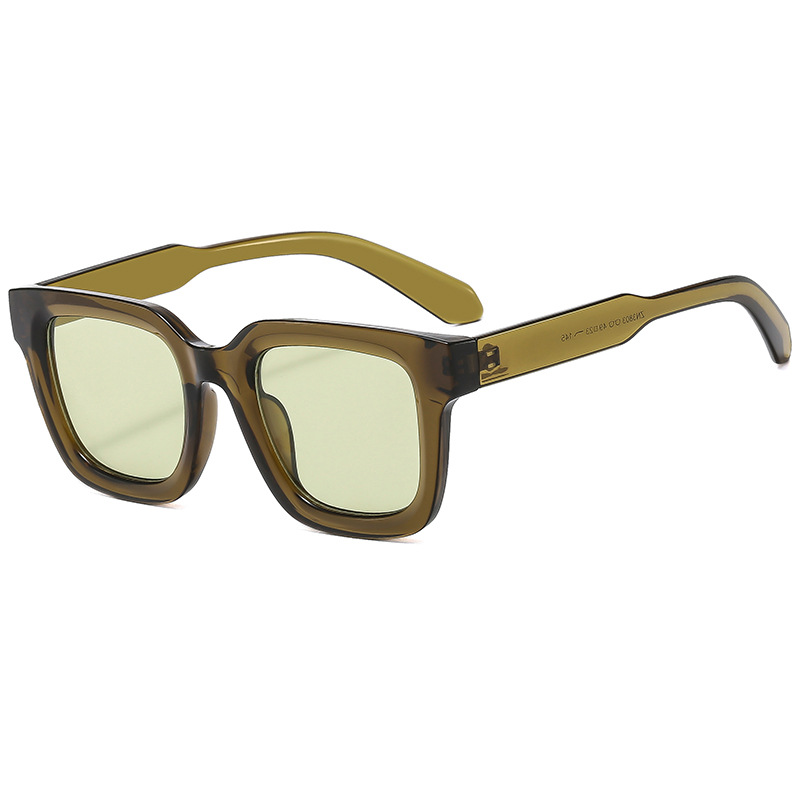 Lunettes de soleil carrées classiques de luxe pour hommes et femmes, accessoires de mode pour la vie quotidienne et les activités de plein air.