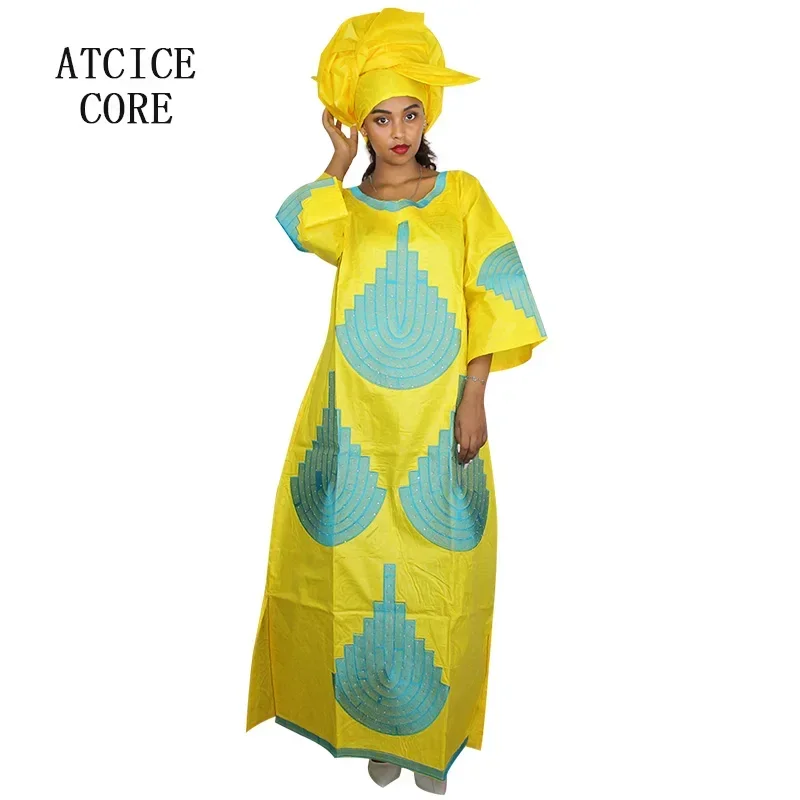Robes africaines pour femmes, dashiki, bazin riche, broderie, vêtements à la mode