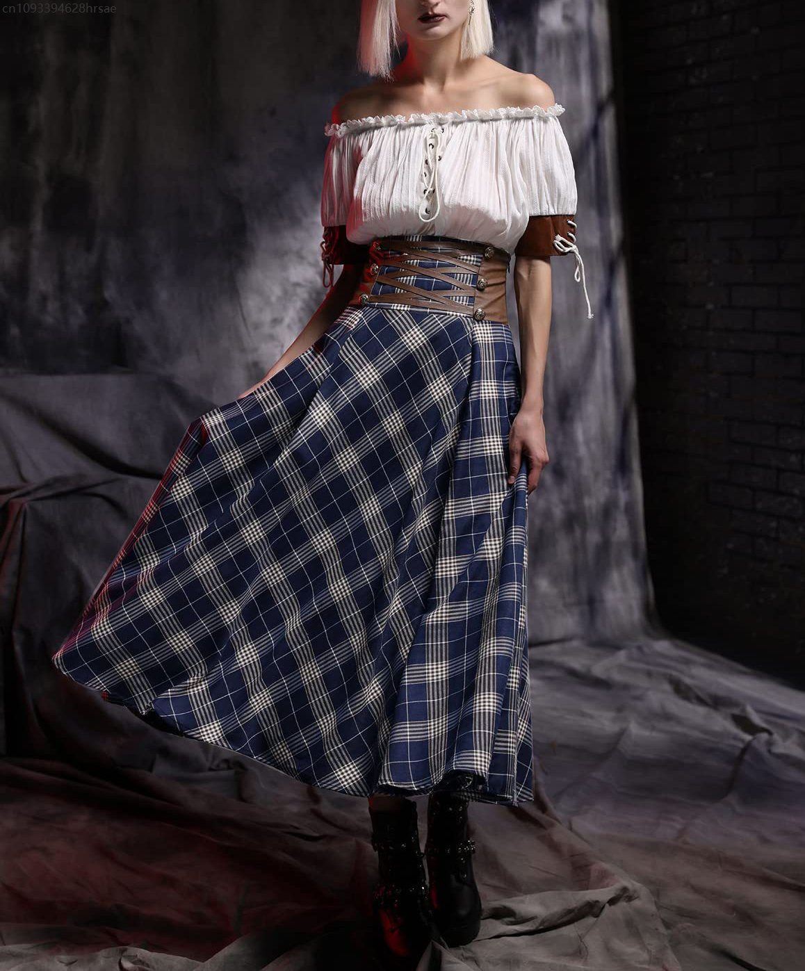 Tenue aristocratique médiévale Renaissance pour femmes, chemisier Vintage rétro Steampunk, haut Corset victorien, chemises à épaules dénudées, vêtements