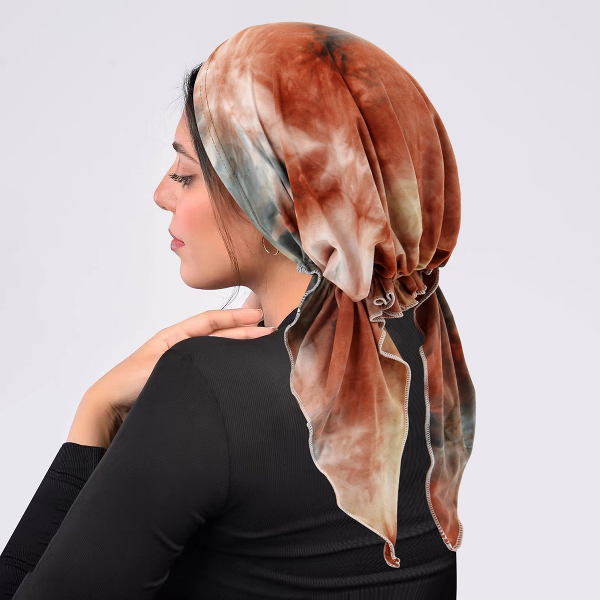 Nouveau imprimé femmes musulmanes Hijab doux Turban chapeau écharpe chimio bonnets Bonnet casquettes Bandana foulard tête enveloppement Cancer cheveux accessoires