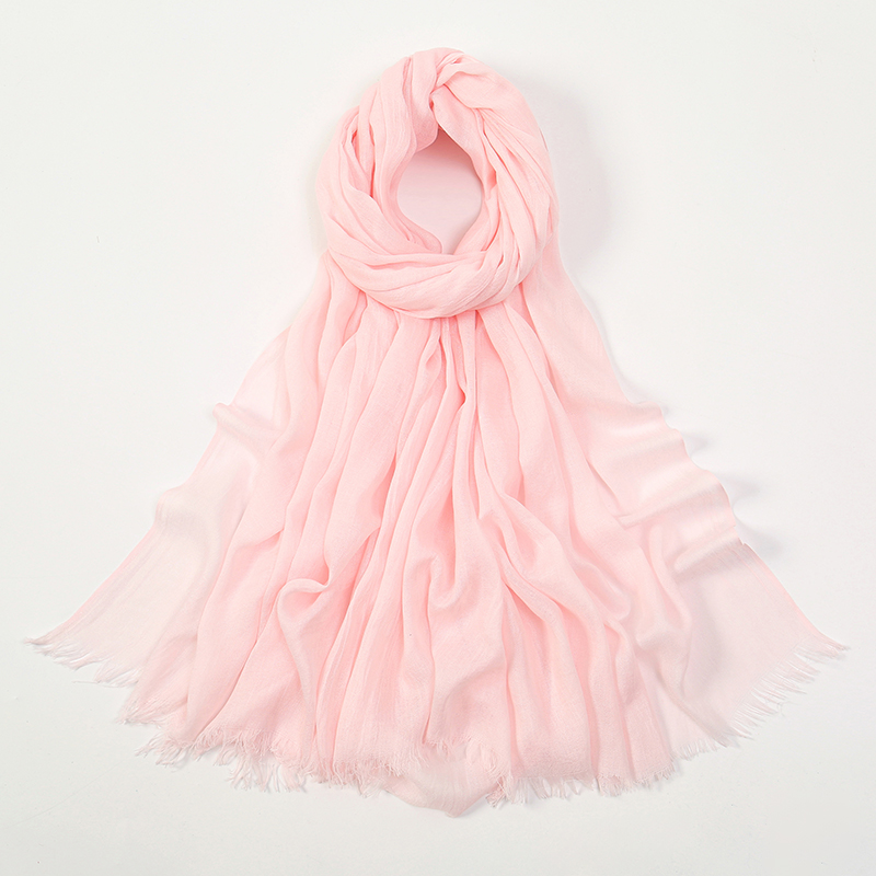 Foulard Hijab Modal en bambou de qualité supérieure pour femmes, bandeau uni à la mode musulmane pour femmes, Turban Hijabs, châle respirant, Islam Ram