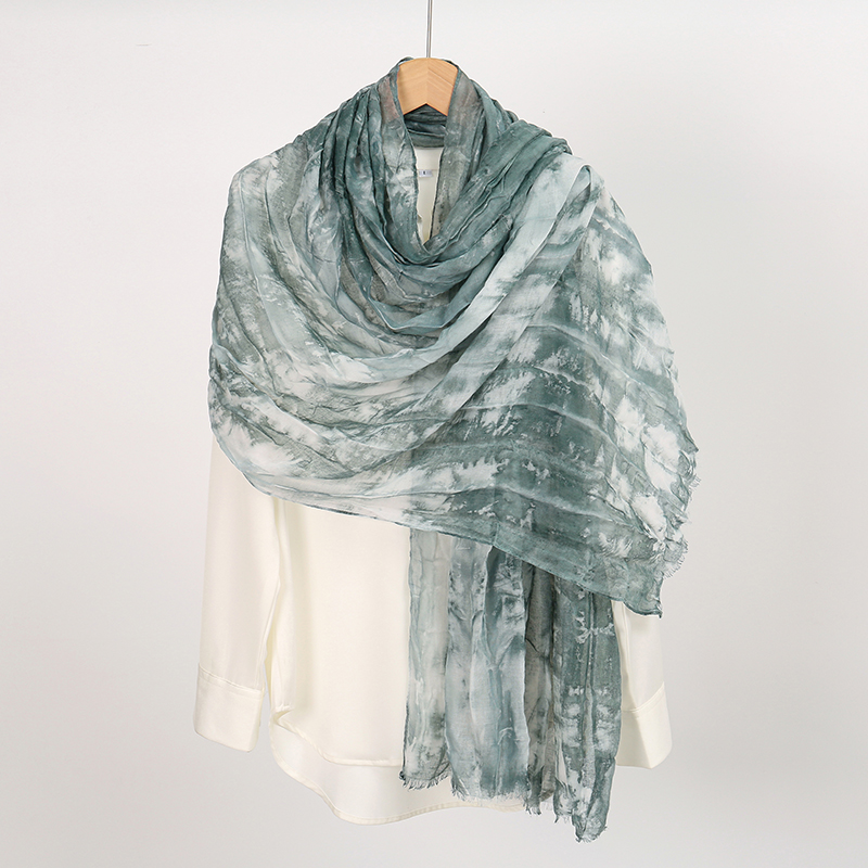 Châle imprimé Floral aquarelle pour femmes, écharpe légère et respirante, douce, en coton rayonne et Viscose tissé, Hijab musulman