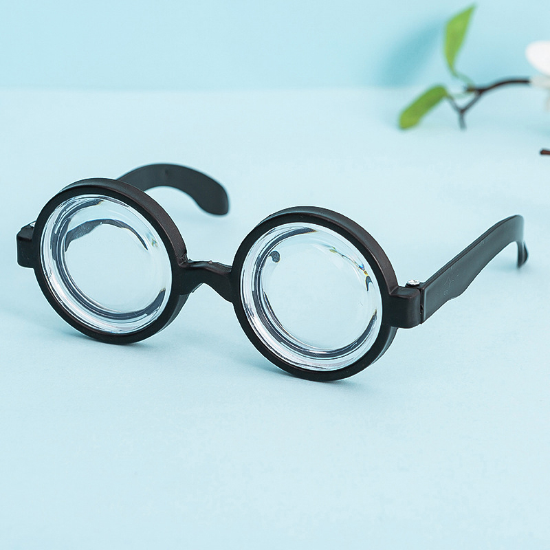 Lunettes de forme ronde, accessoires de lunettes d'halloween amusants, Costumes de Cosplay, accessoires de décoration de fête, cadeaux pour enfants et adolescents