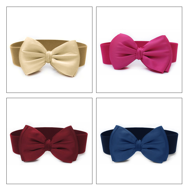 Élastique Bowknot Robes De Mariée Ceintures pour Femme Designer Ceintures Femmes Haute QualityMarriage Accessoires Partie Robe Ceintures