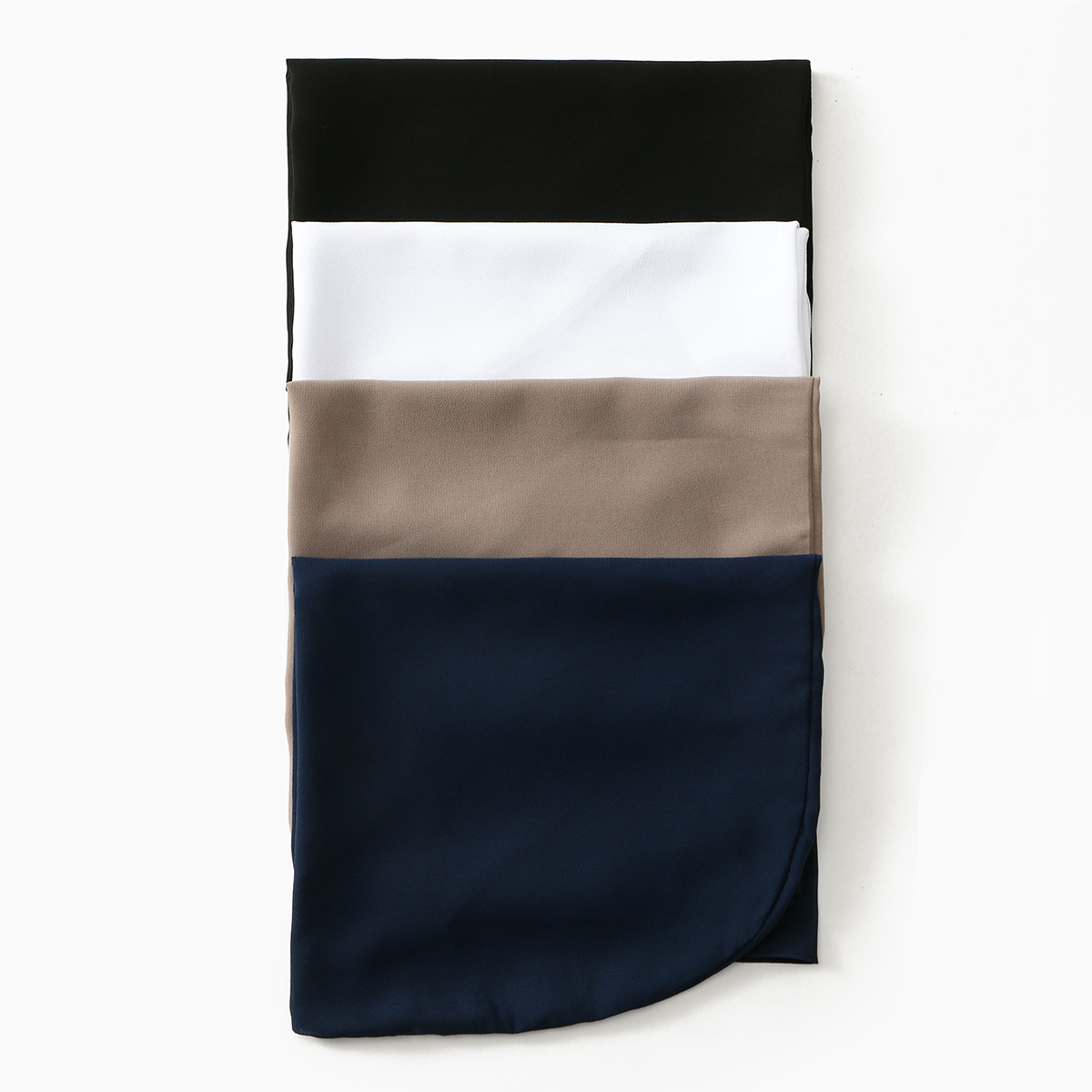 Femmes en mousseline de soie Hijab châles avec boucle magnétique couleur unie Ramadan tête enveloppement islamique Hijabs foulards dames Turban bandeau