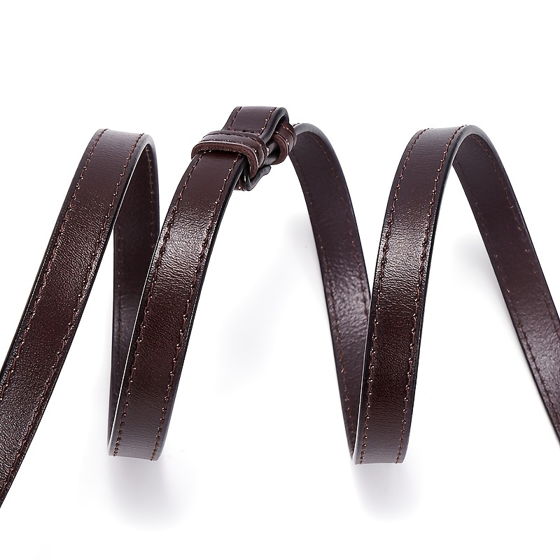 Ceinture fine en cuir véritable pour femme, ceinture décorative à la mode, ceinture réglable pour manteau imbibé, robe