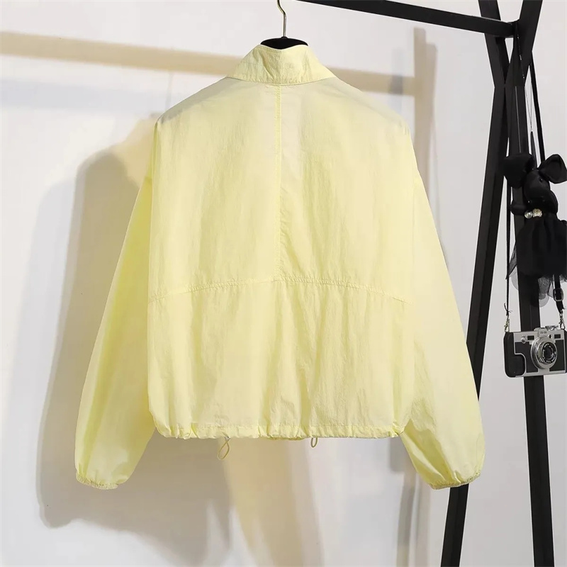 Veste légère d'été pour femmes, vêtements de protection solaire, chemise ample pour femmes, manteau à manches longues, chemise de protection UV pour femmes