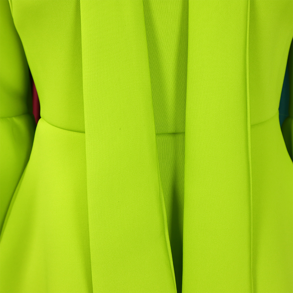 Robe de Soirée Élégante de Luxe pour Femme, Col à Nministériels d, Manches sulf, Taille Haute, Plissée, Mi-mollet, Tenue d'Anniversaire, 2024