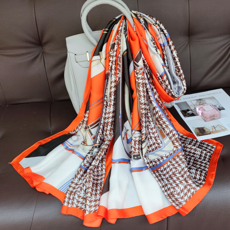 Écharpe d'été de marque pour femmes, 180x90cm, à la mode, de qualité, douce, pour la plage