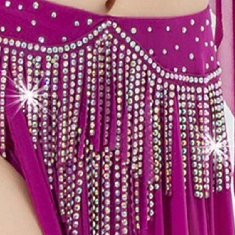 Costume de danse du ventre à franges de luxe, cadérines de danse arabe, jupe sexy en biscuits, tenue financière, compétition brillante, Rotterdam, 2 pièces