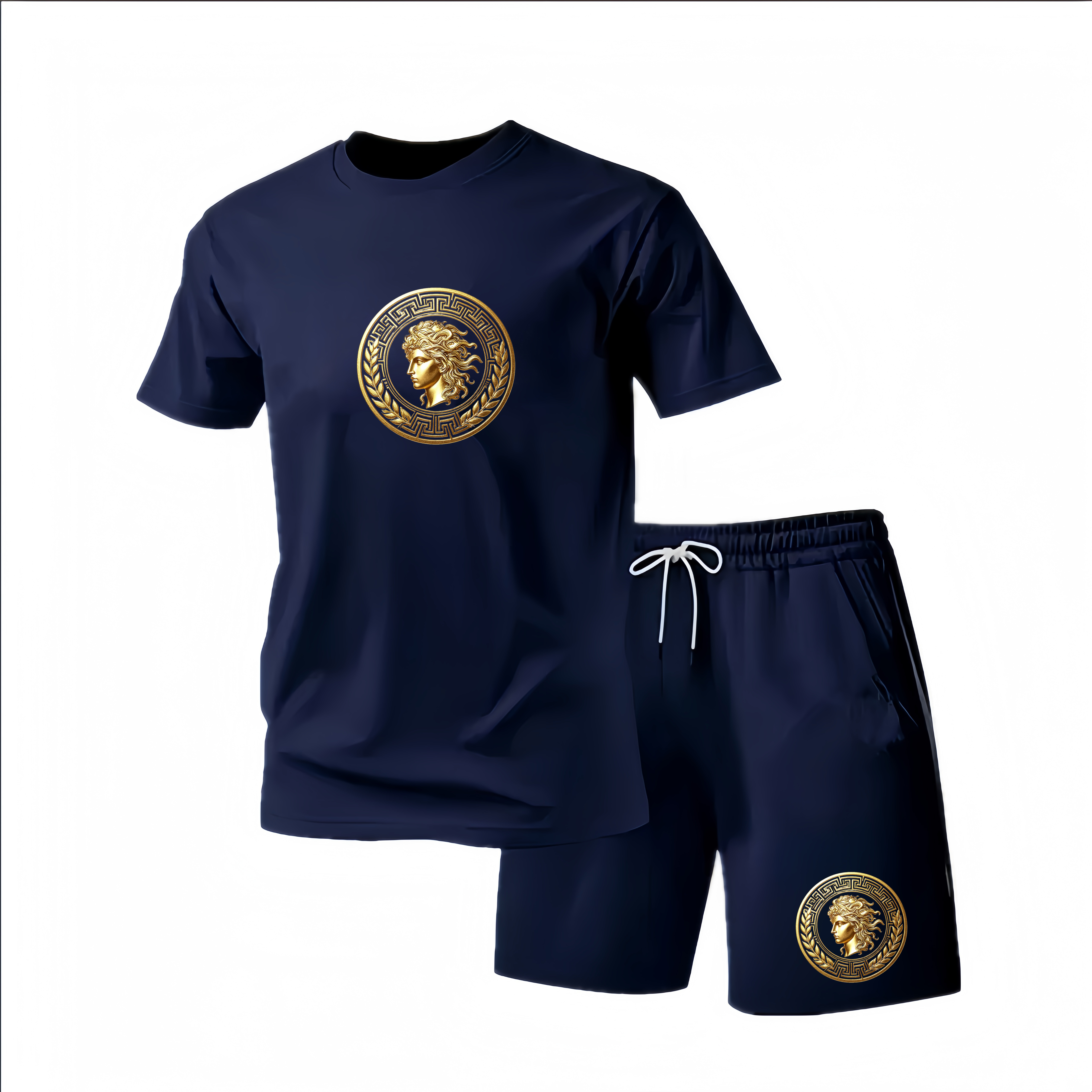 Ensembles d'été pour hommes, survêtement tendance, t-shirts à manches courtes + shorts de sport, vêtements décontractés pour hommes, ensembles de jogging pour hommes, S-3XL