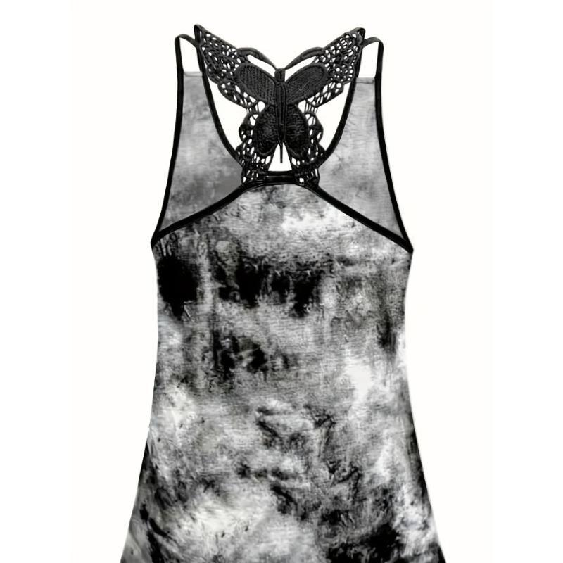 Débardeur imprimé grande taille 1XL-5XL, chemise à bretelles Sexy, dos nu, mode femme, Streetwear, Camis élastiques