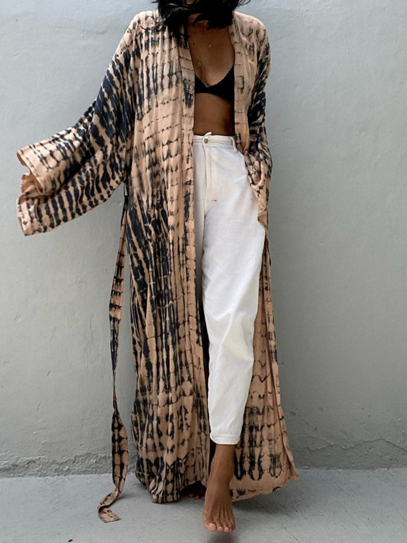 Femmes été caftan Robe Cardigan Style ethnique imprimé Kimono plage vacances décontracté ample grande taille Cardigan Bikini maillot de bain