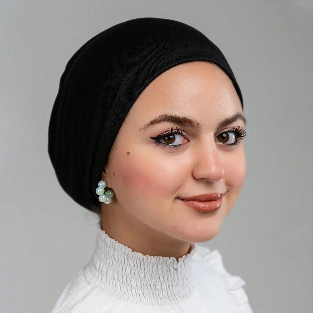 Chaud solide coton Modal Jersey Hijabs pour femmes musulmanes Turban Tube casquettes Base élastique casquette intérieure couvre-chef femmes Bonnet chapeaux