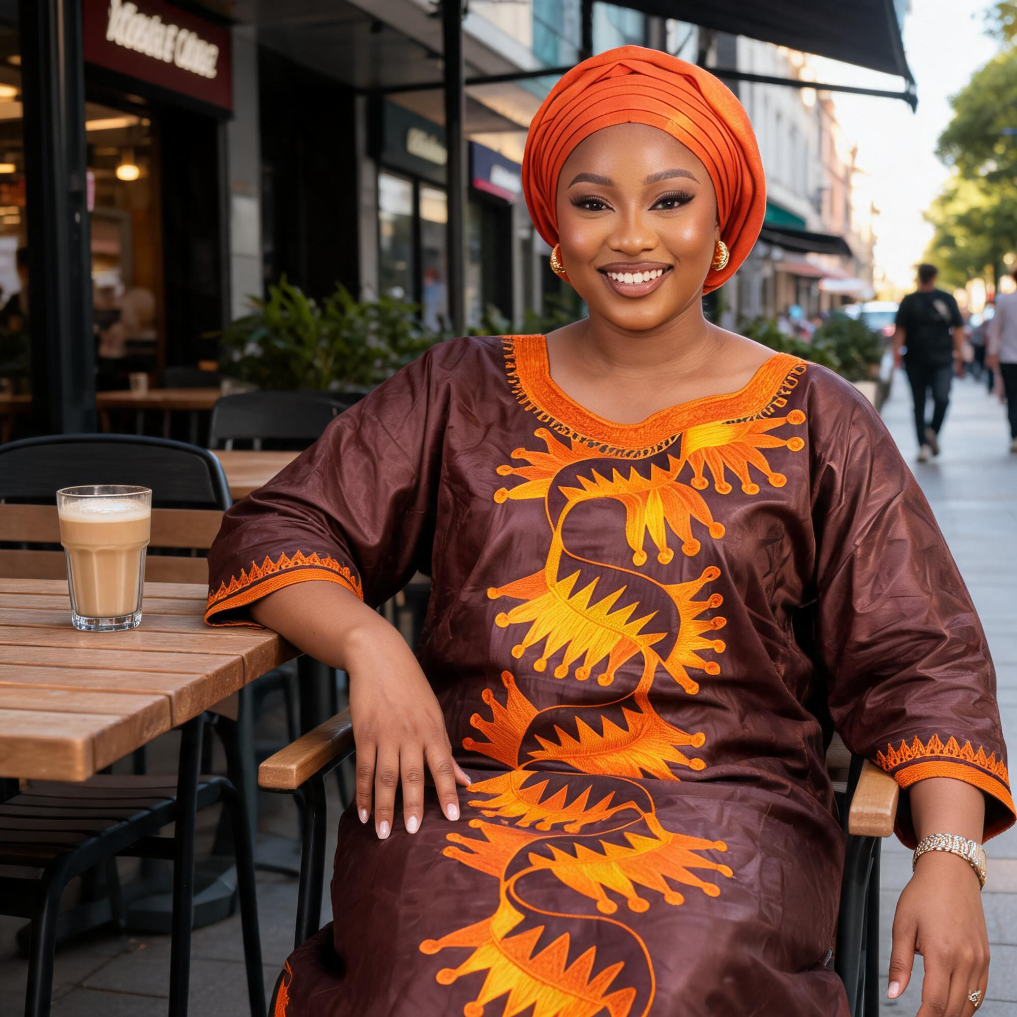 Robes africaines pour femmes grande taille, robe longue en bazin riche avec broderie et écharpe