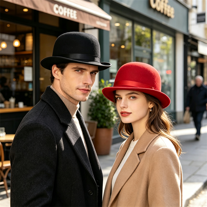 Halloween hommes femmes magicien chapeaux casquette Gentleman Jazz chapeau haut-de-forme noir rouge fête melon chapeau