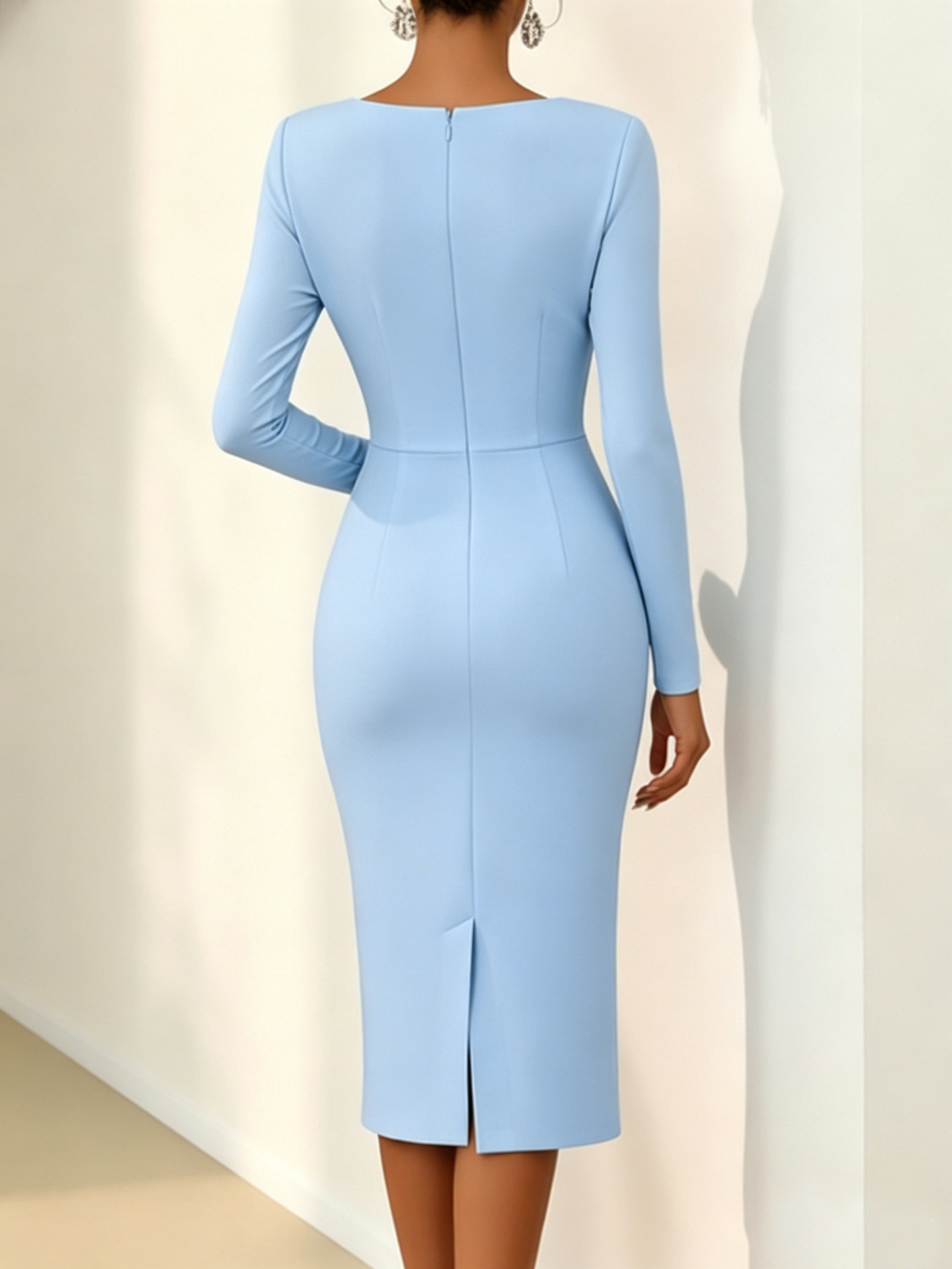 Robe de soirée élégante pour femme, robe moulante mi-longue à fleurs 3D, robe de soirée pour femme, robe de bal, robe de soirée