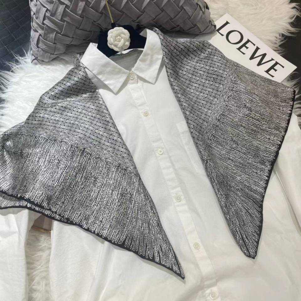 BYSIFA-Foulard de luxe gris argenté pour femme, châle de cou et de tête, nouvelle collection printemps hiver 100%