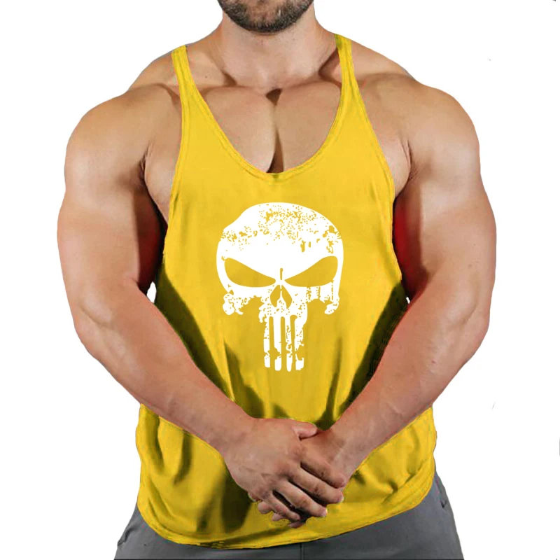 Chemise de fitness pour hommes, haut de gymnastique, vêtements de musculation, vêtements pour hommes, Stringer Muscular GlaSinglets, gilets, Économie Singlet, Y