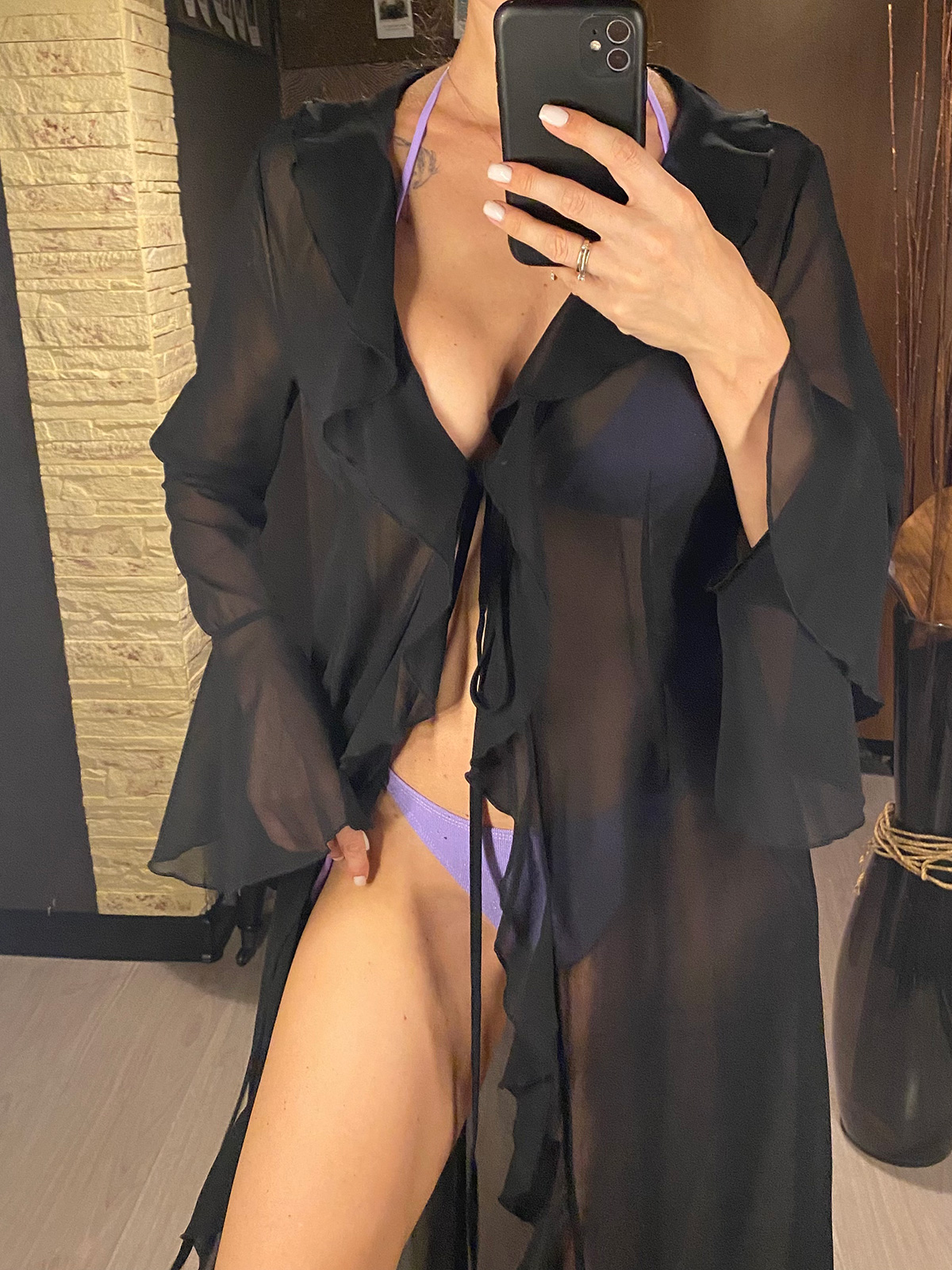 Robe à volants et manches longues pour femmes, col en V, tunique en mousseline de soie, Cover-Up pour la plage, protection solaire, vêtements de plage, vacances, V5976B