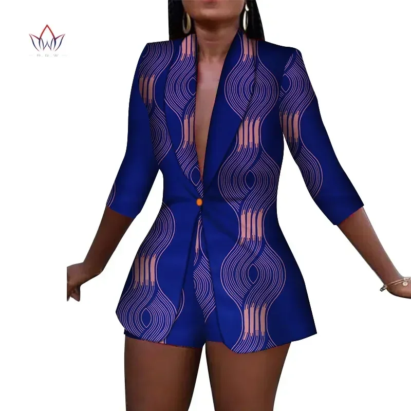 Ensemble de vêtements africains pour femmes, 2 pièces, 100% coton imprimé, nouvelle collection, WY3492