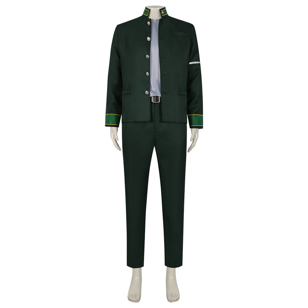Costume de Cosplay de l'Anime Kaji Ren Hayato Suo, Manteau Trempé, Uniforme Sв, Coupe-Vent, Haruka Sakura, Tenue d'Halloween, HajRob Umemiya