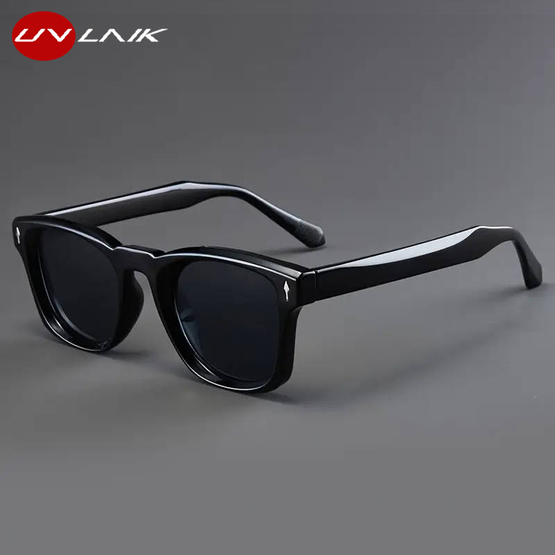 Lunettes de soleil simples pour hommes et femmes, monture carrée ultralégère, pour la conduite en plein air, Protection contre les ultraviolets