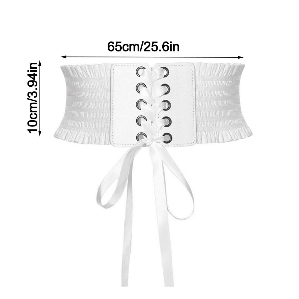 Ceinture corset large en cuir PU pour femme, ceinture extensible, sangle décorative bricolage, vêtements de corps en saillie pour femme, dame, fille, patients, mode