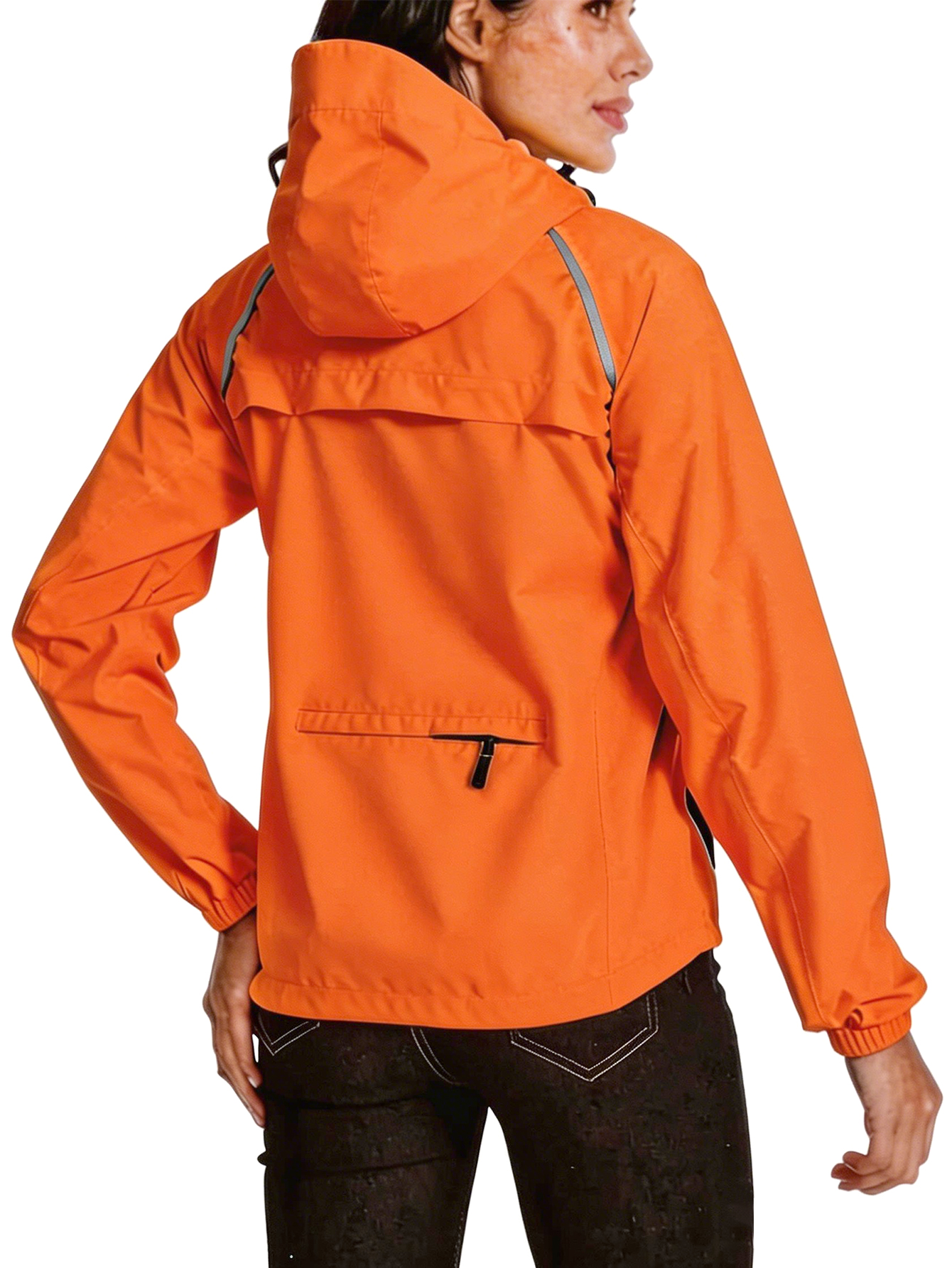 Veste à capuche imperméable et coupe-vent pour femmes, veste de sport respirante à manches longues, veste de sport de randonnée perméable à l'humidité