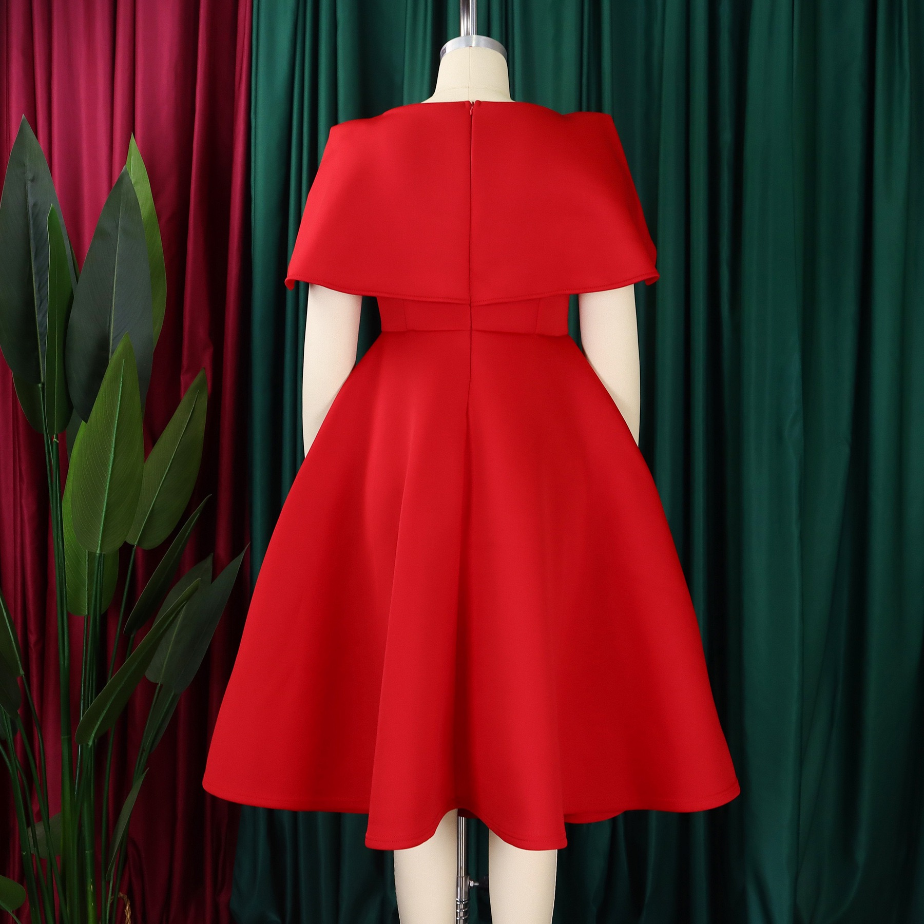 Robe plissée mi-mollet à manches bouffantes A-Line pour femmes, robes de soirée élégantes, vêtements éducatifs, fête de mariage, hors de l'initiative, luxe et chaud, anniversaire et nuit, 2024