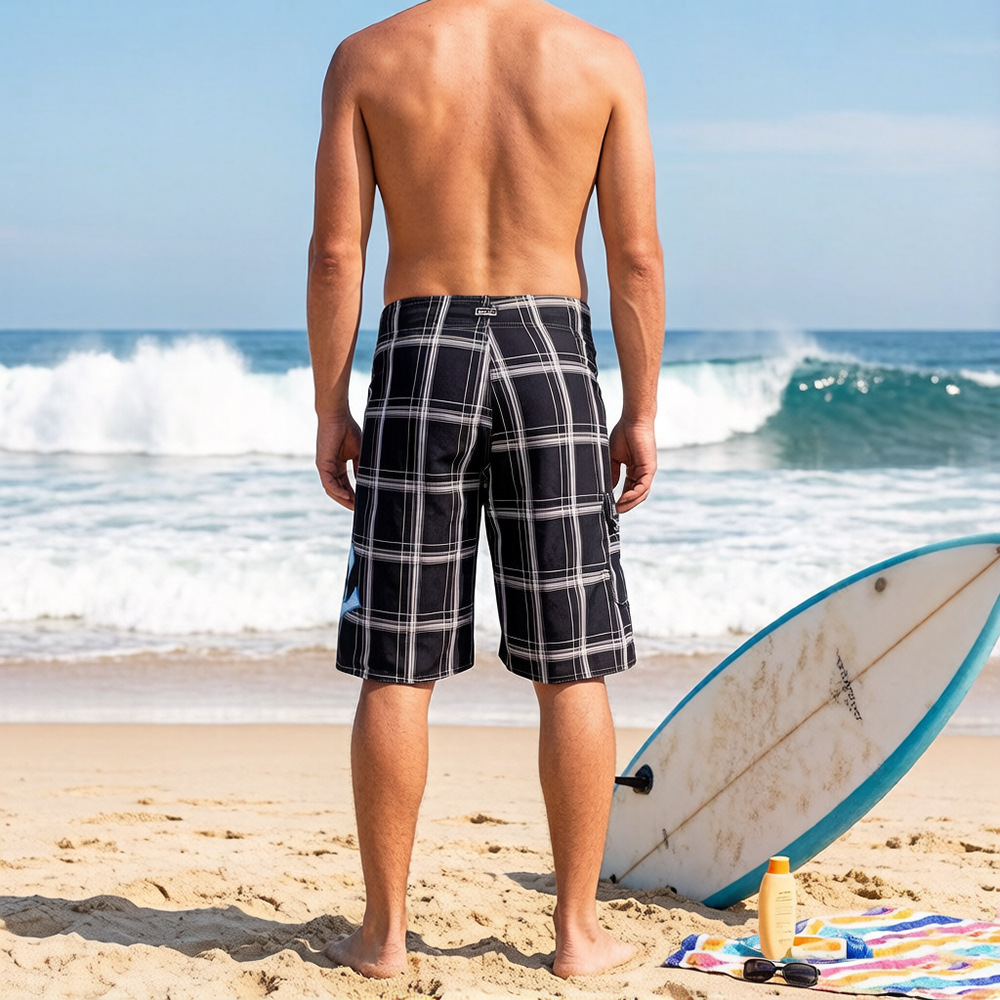 Shorts de plage à séchage rapide pour homme Billabong, décontractés, pour le surf, longueur cinq-quarts, en tissu polyester, saison estivale, motif sportif